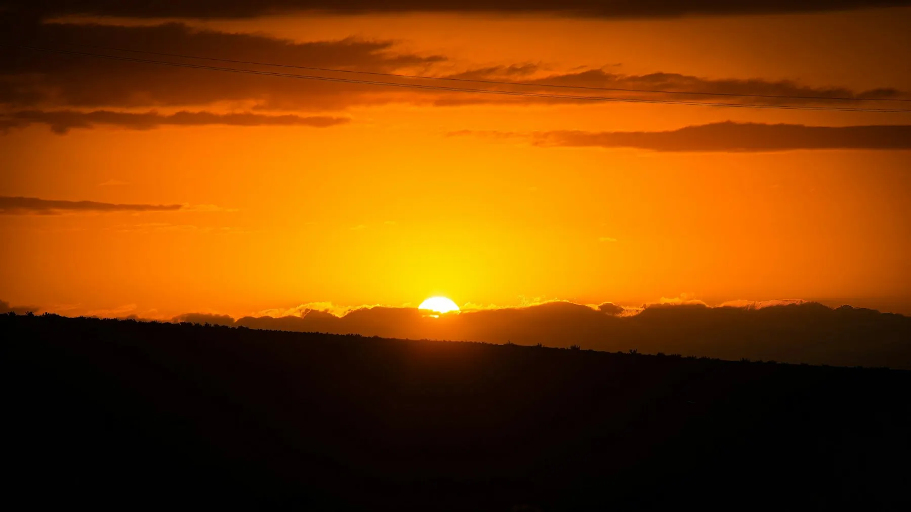 Coucher de soleil sur le désert d’Agafay